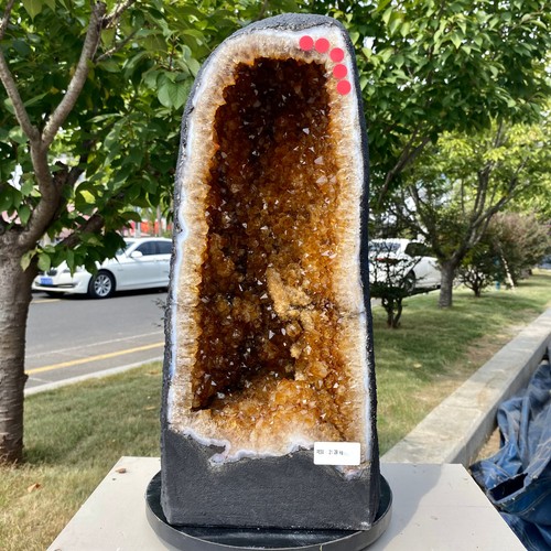 89lb natural citrine geode - citrine,