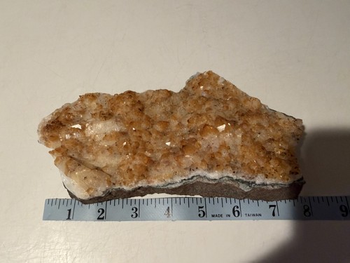 Large citrine geode crystal - citrine,
