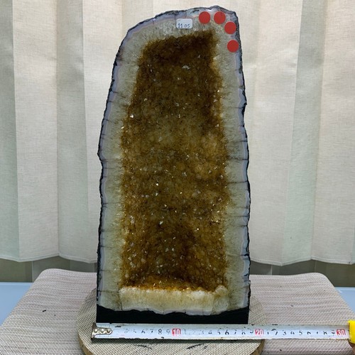 24lb natural citrine geode - citrine,