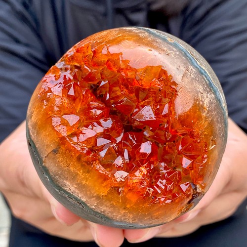 475g natural citrine geode - 475g,